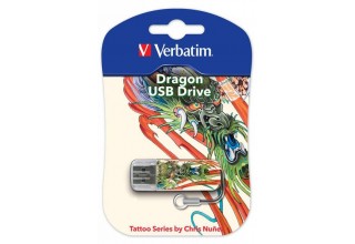USB Flash Verbatim Tattoo Edition Dragon 16 Гб 